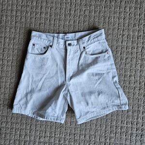 White high waisted shorts
